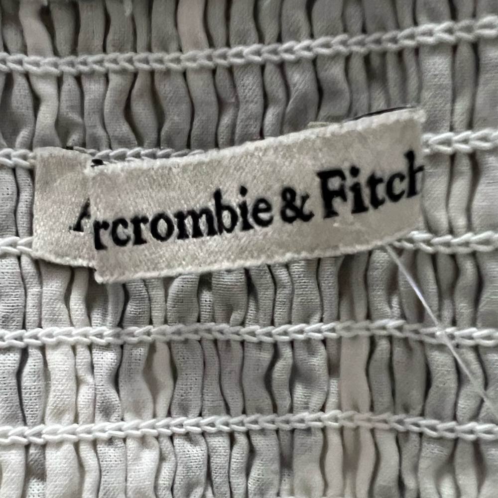 Abercrombie & Fitch Green Leaf Print Midi Dress - Picture 11 of 13